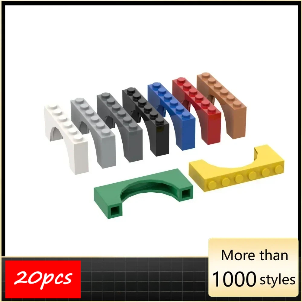 Diy Electronics Ideas - 20 個ハイテク組み立て粒子 15254 アーチ 1x6x2 ビルディングブロックキットパーツアイデア