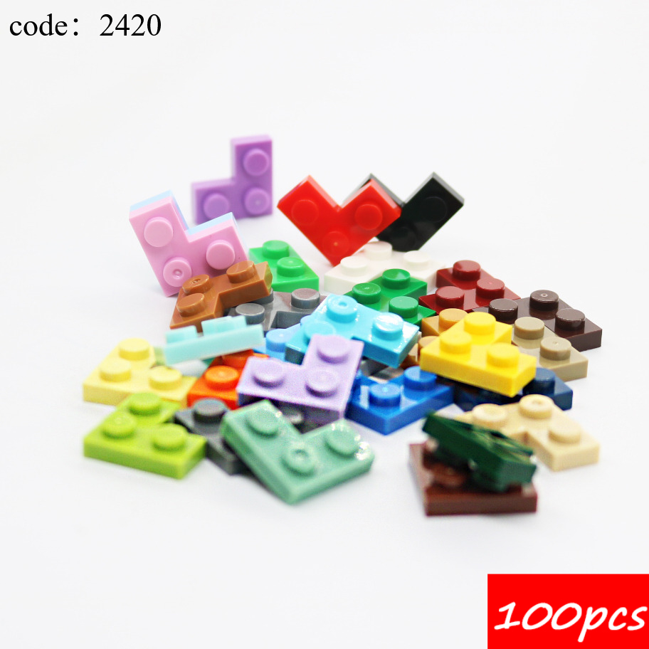 Diy Electronics Ideas - 100個入り MOC 2420 プレート 2x2 ビルディングブロックキット