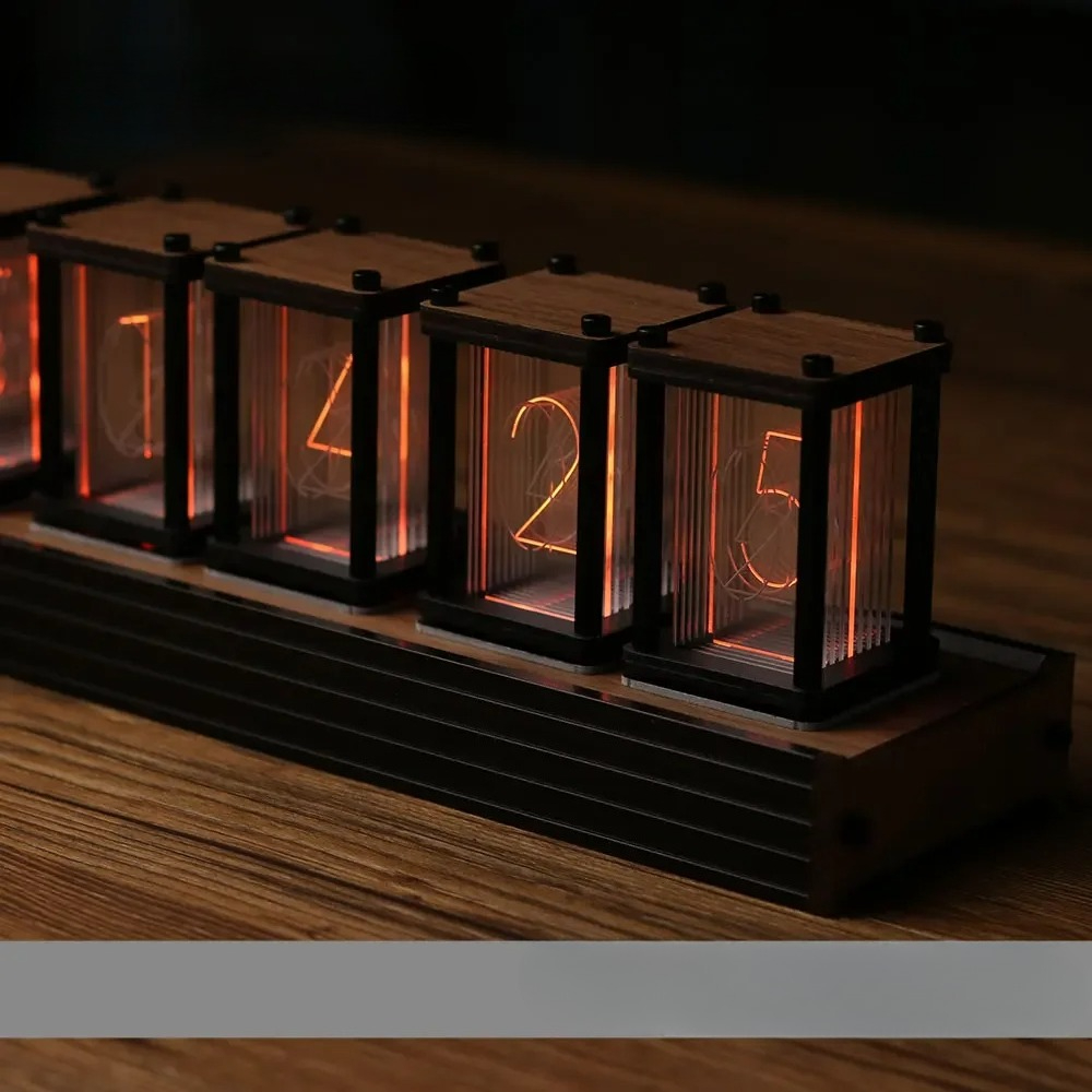 Diy Electronics Ideas - RGB ニキシー管時計 DIY 卓上時計 LED 電子デスクトップデジタル時計