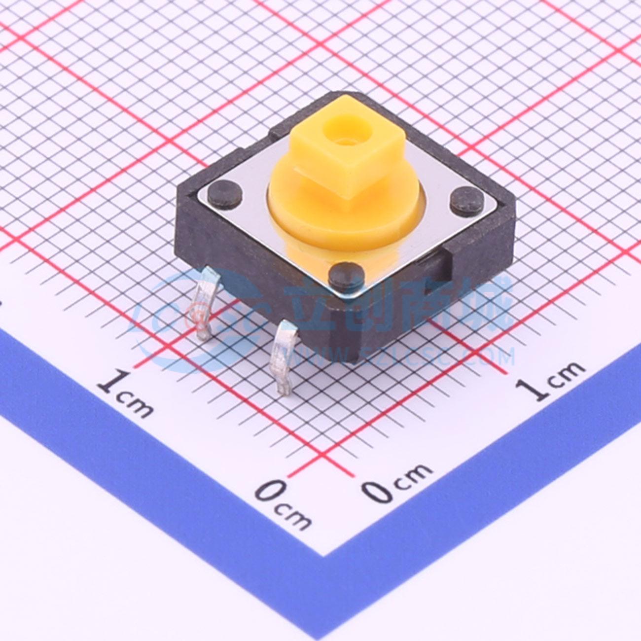 Push Button Tactile - 224個 12x12x7.3 -4P 12x12mm SPST 12mm