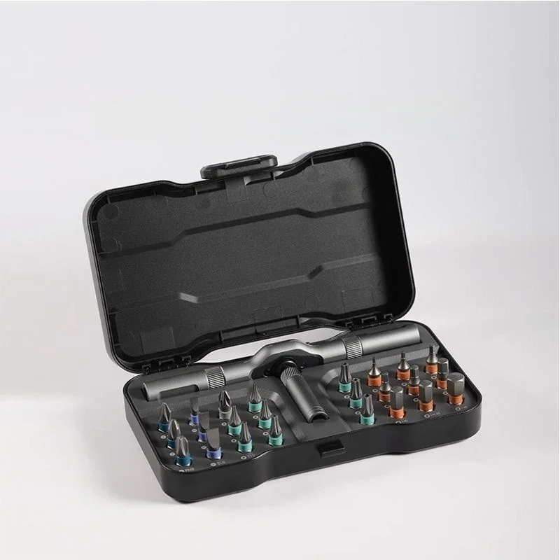 Diy Home Electronics Projects - 24 in 1ミニラチェットスクリュードライバーセット、磁気トルクスヘックスビットセット、精密修理ツールキット（PC、ラップトップ、電話、電子機器、DIY用）