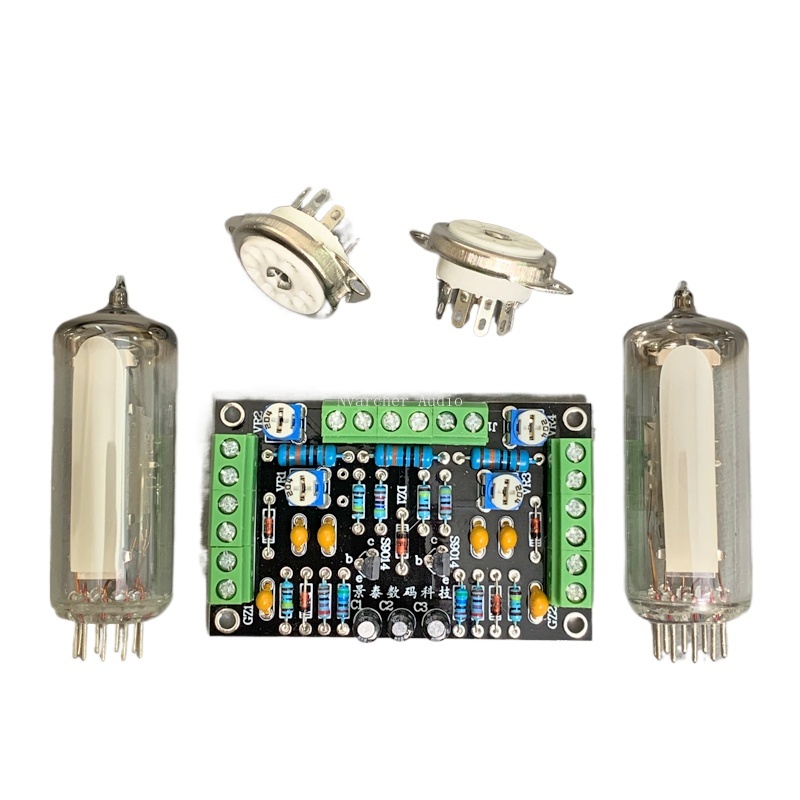 Diy Electronics Youtube Channel - 6E2 キャットアイ電子管ドライバーボードキットデュアルチャンネル蛍光レベルインジケータードライバーアンプ DIY 修正