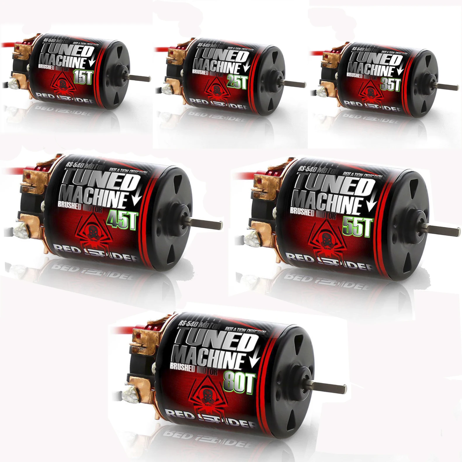 Servo Motor Sg90 - 防水ブラシモーター540,80t,15t,25t,35t,45t,55t,1/8 rc,ロック,車用,trx4,scx10,yikong cc01,d90,1/10