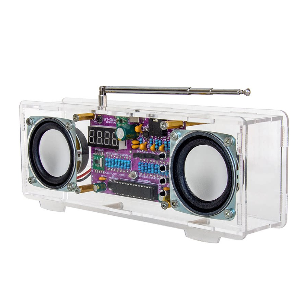 Diy Electronics Youtube Channel - FM ラジオ電子 DIY キット 87.5-108MHZ はんだ付けプロジェクト練習用電子キット
