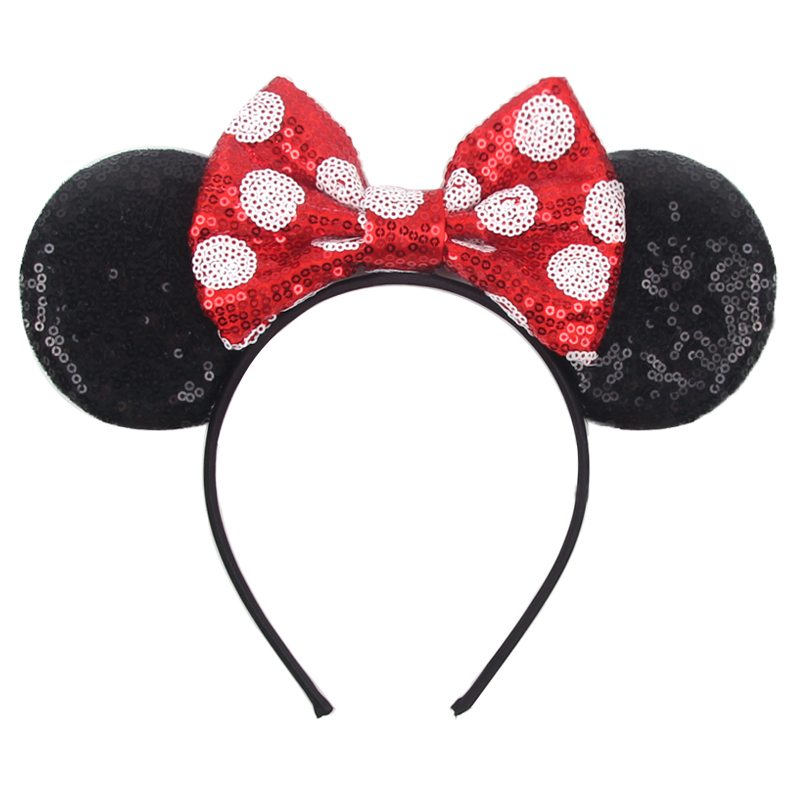 Diy Mouse Electronics - ディズニーミッキーマウス耳ヘッドハンド女の子大人かわいい漫画パーティー DIY コスプレヘアアクセサリースパンコール弓ヘアバンドおもちゃ