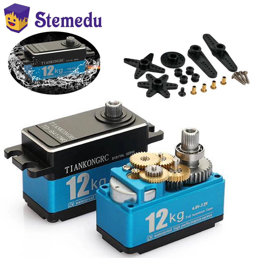 デジタルカーサーボ,TD-9412MG高トルクカーボンブラシ - Servo Motor Sg90 のレビューと価格