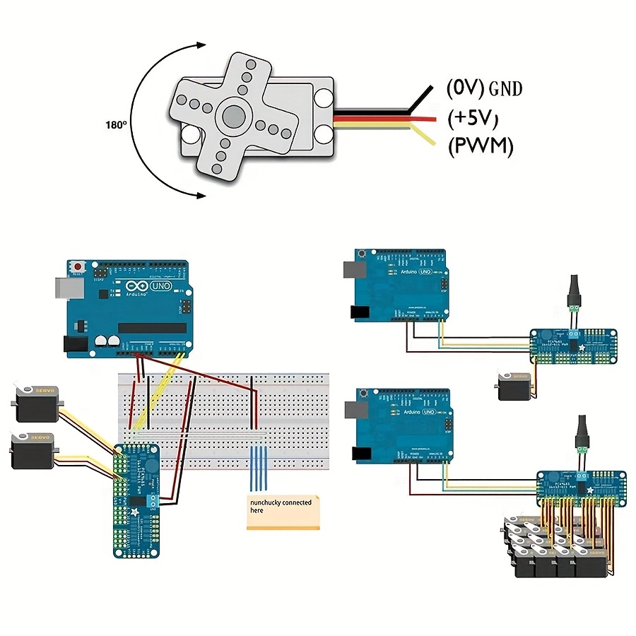 SG90 9Gサーボモーター5個 + 16チャンネルPWMサ - Servo Motor Sg90 のレビューと価格