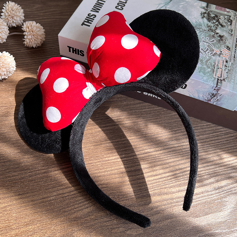 ビッグサイズ クラシック ドット柄 リボン 可愛い マウス耳 - Diy Mouse Electronics のレビューと価格