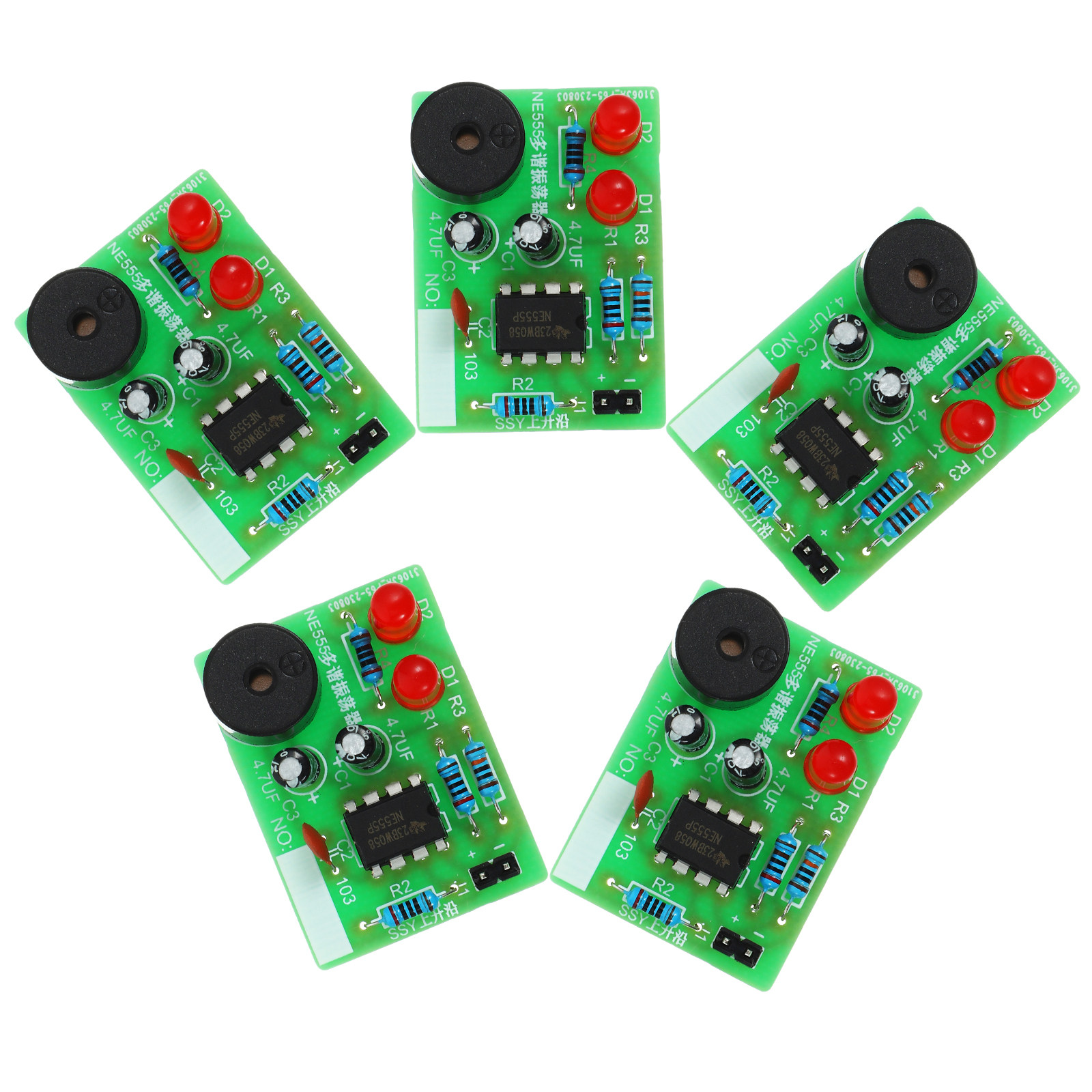 5セットはんだ付けトレーニングキット溶接練習ボード回路基板点 - Diy Electronics For Beginners のレビューと価格