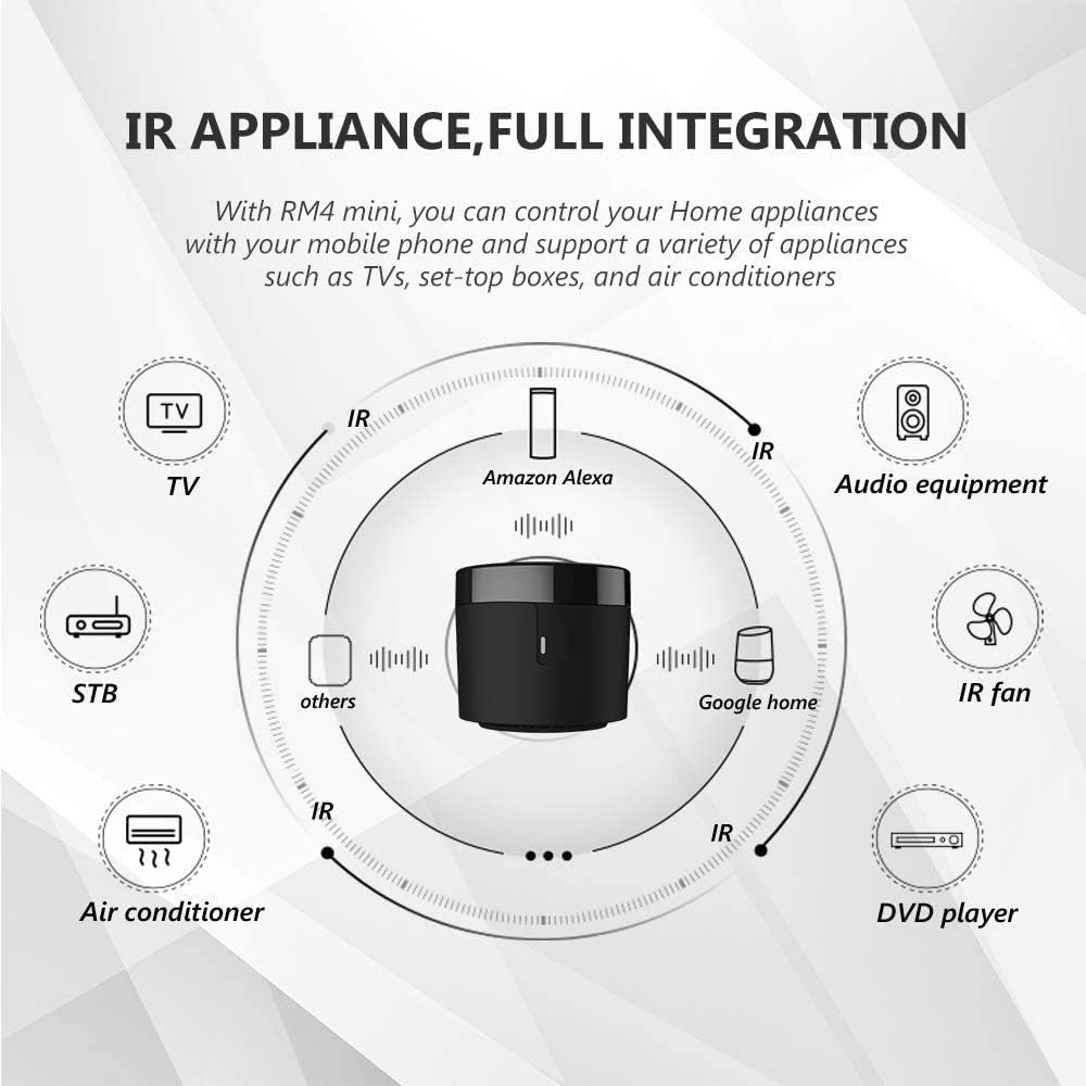Broadlink Rm4 ミニスマートリモコン 赤外線ユニ - Ir Infrared Receiver のレビューと価格
