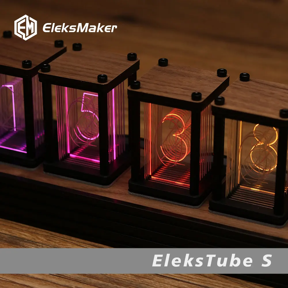 Rgb nixie-時計,日曜大工のテーブル,LED電子デス - Diy Electronics Ideas のレビューと価格