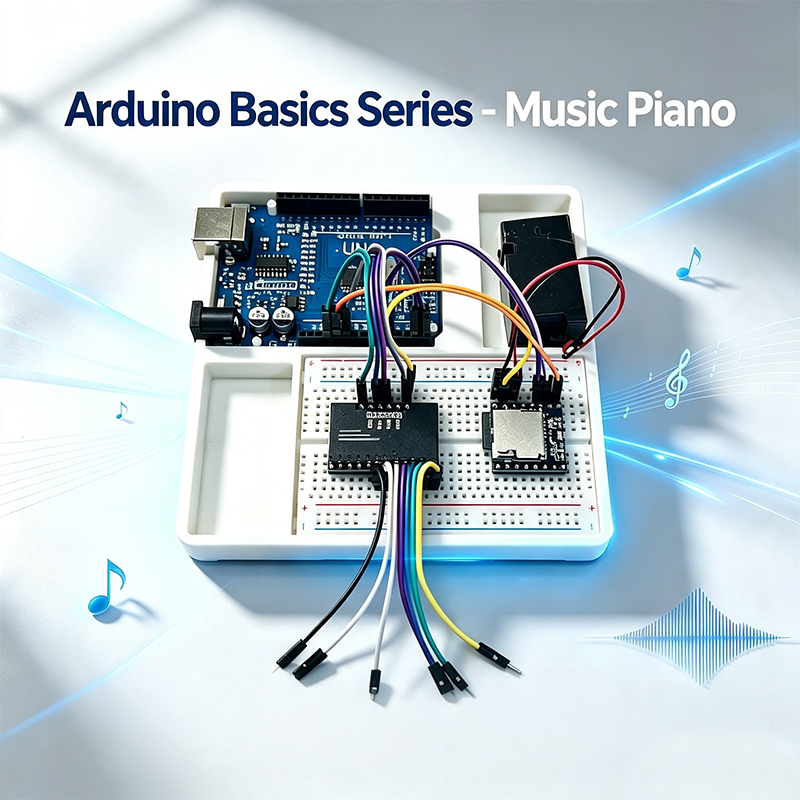 Arduino基礎シリーズ 音楽ピアノDIY電子キット、ST - Diy Electronics Basics のレビューと価格