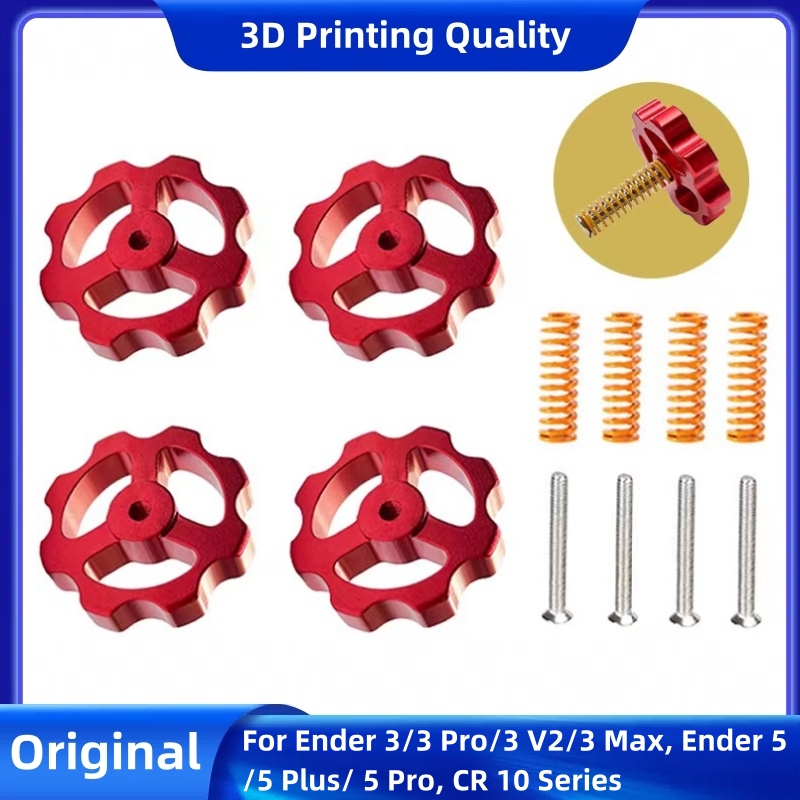 Crealityメタルレベリングナット、ハンドツイストナット - Creality Printer Ender 3 のレビューと価格