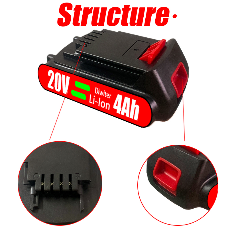 18V 4000mAh ブラック＆デッカー BL2018 交 - Black+Decker Tool 20V Max のレビューと価格