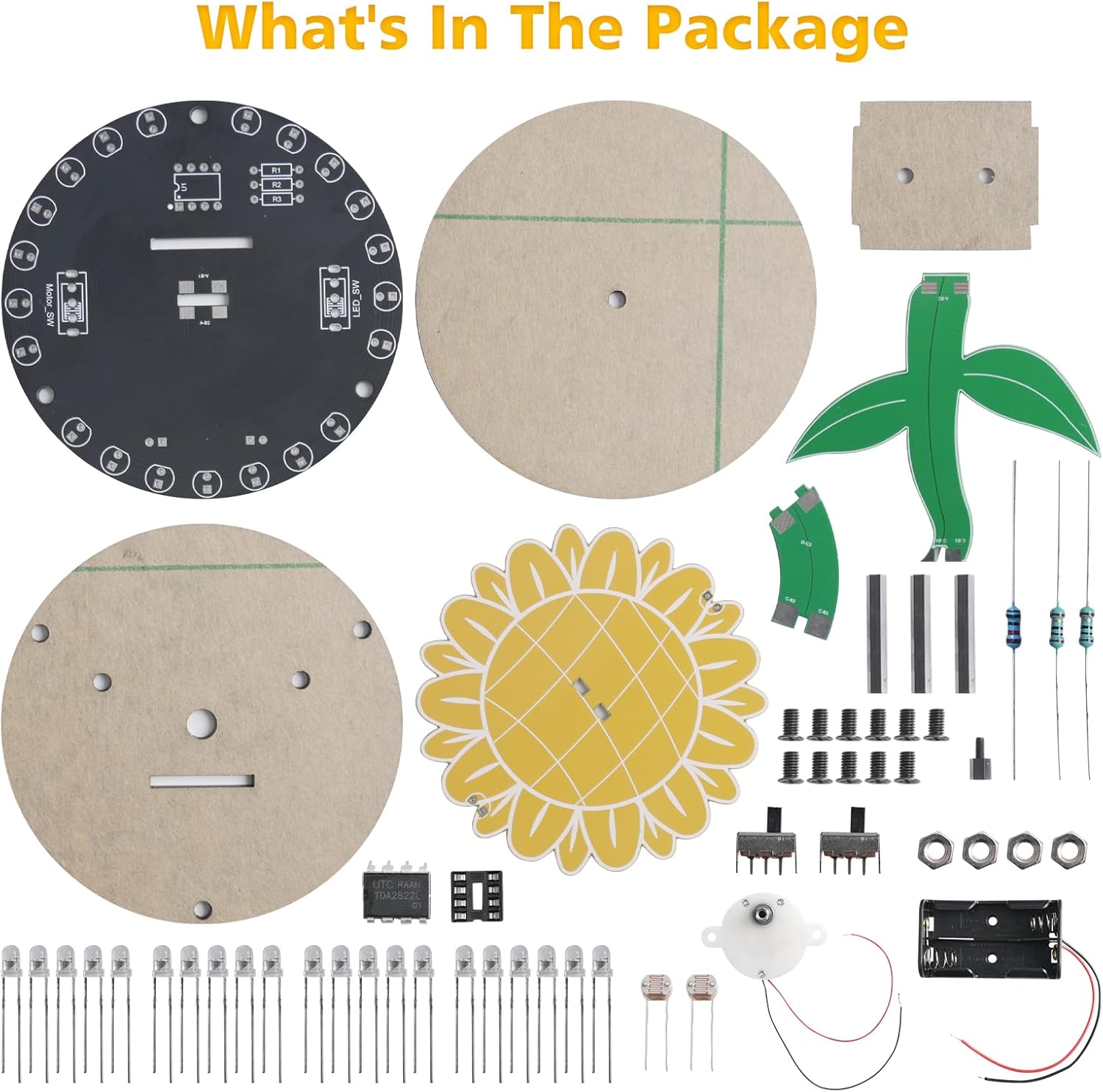 光追いかけひまわりはんだ付けキット DIY 回転電子プロジェ - Diy Electronics Ideas のレビューと価格