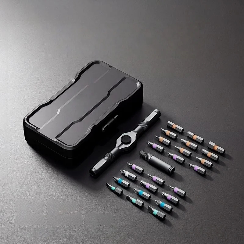 24 in 1ミニラチェットスクリュードライバーセット、磁気 - Diy Home Electronics Projects のレビューと価格