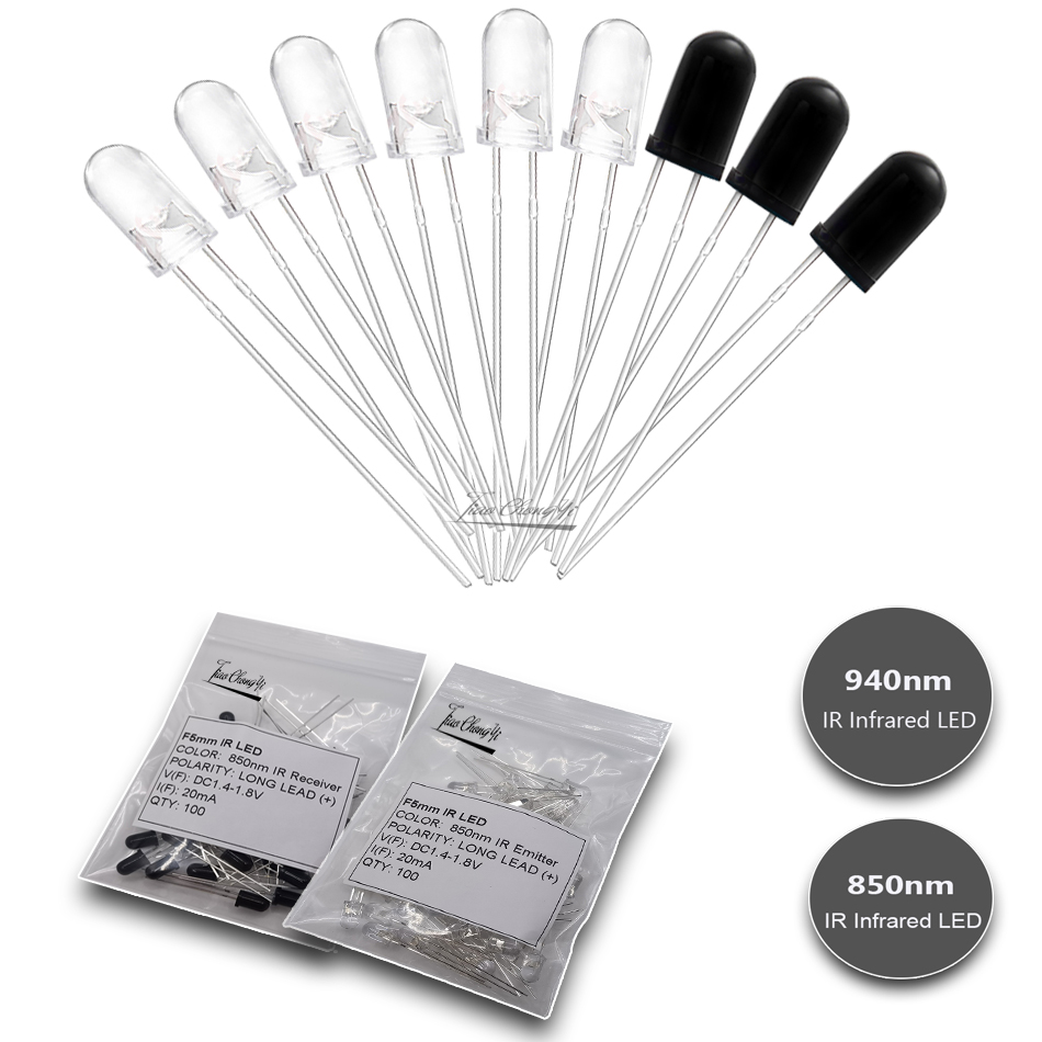 LED発光ダイオード,3mm,5mm,850nm 940nm - Ir Infrared Receiver のレビューと価格