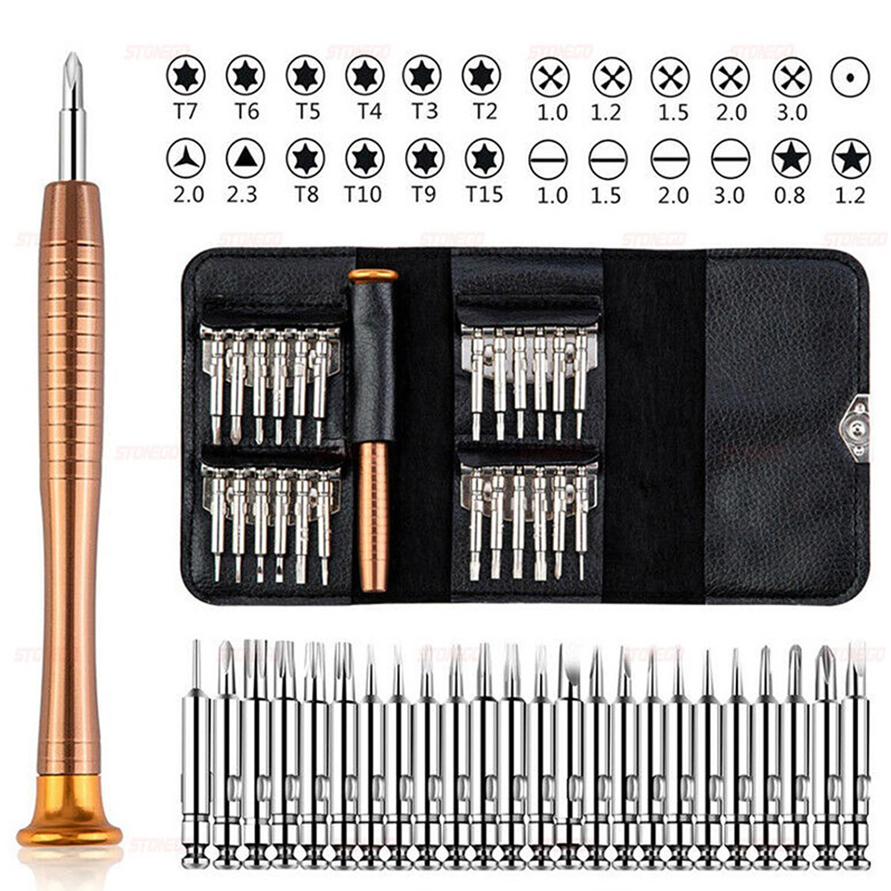 25 in 1精密ドライバーセット多機能トルクスドライバービ - Diy Home Electronics Projects のレビューと価格