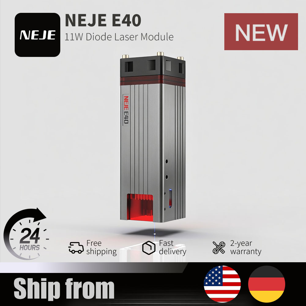 NEJE E40 40Wレーザー彫刻モジュールキット、エアア - Diy Lightsaber Electronics のレビューと価格