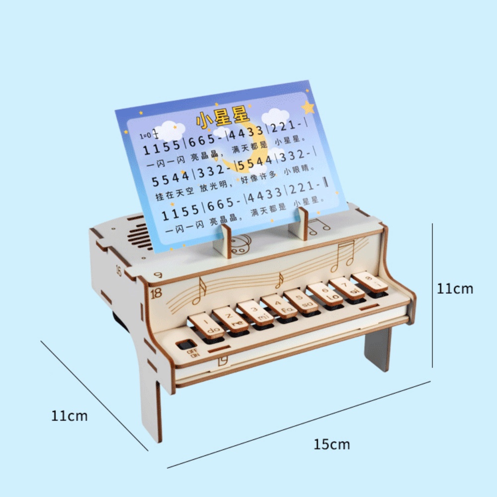 DIY 木製電子ピアノモデル STEM 組み立てキット物理学 - Diy Home Electronics Projects のレビューと価格