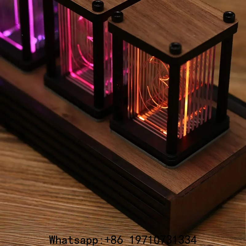 ニキシー管時計 DIY テーブルクロック LED 電子デスク - Diy Electronics Ideas のレビューと価格