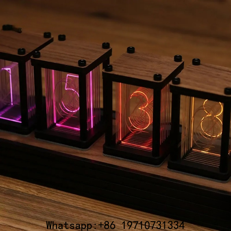 ニキシー管時計 DIY テーブルクロック LED 電子デスク - Diy Electronics Ideas のレビューと価格