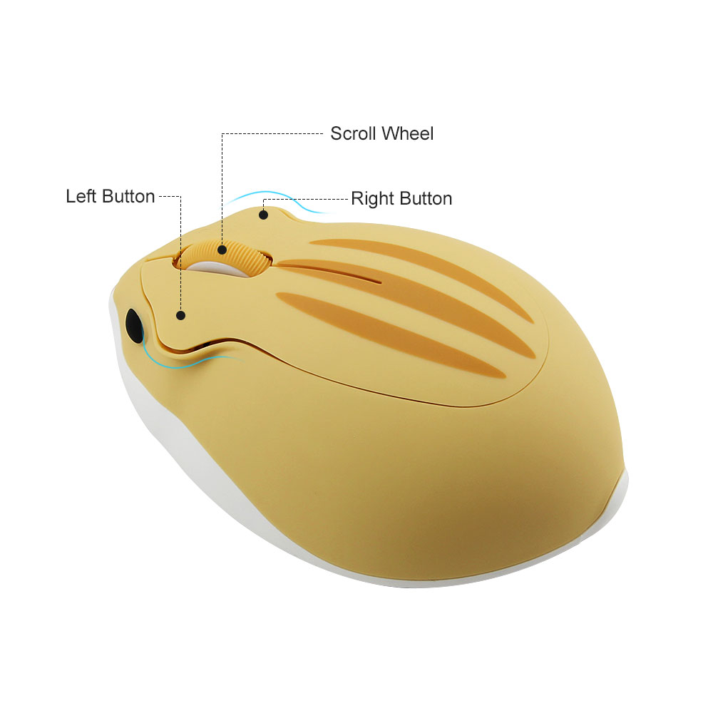 ワイヤレス 2.4 グラムかわいいマウスクリエイティブハムス - Diy Mouse Electronics のレビューと価格