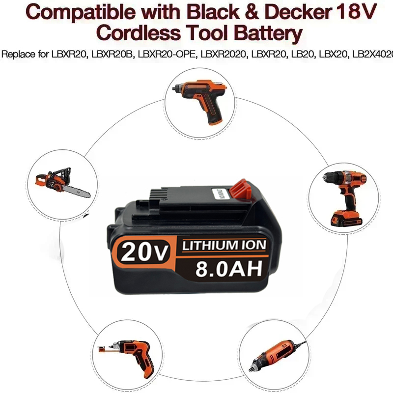 3.0Ah-8.0Ah ブラック&デッカー 20V Max  - Black+Decker Tool 20V Max のレビューと価格